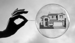 housing bubble burst