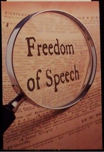 freedom-of-speech - magnifying glass