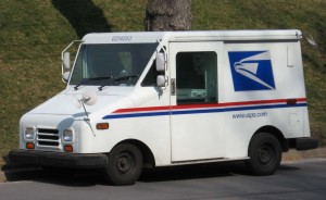 USPS mail truck