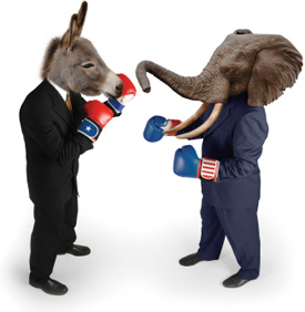 elephant vs donkey