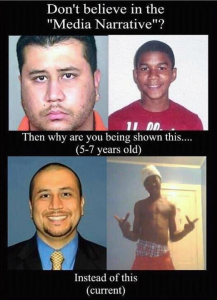 photos of Zimmerman and Martin