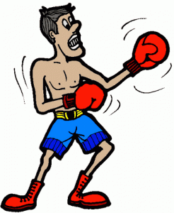 wimpy boxer cartoon