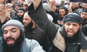 Islamist rally in Amman Jordan - Reuters