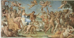 The Triumph of Bacchus and Ariadne - by Carracci (1597)