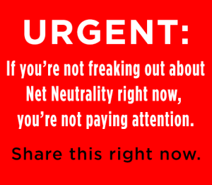 NetNeutrality - red, urgent