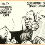 government or private sector
